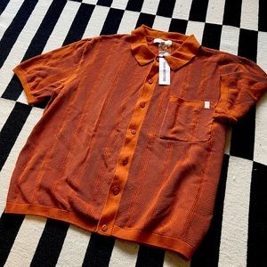 Urban Outfitters - Textured Stitch Polo Shirt